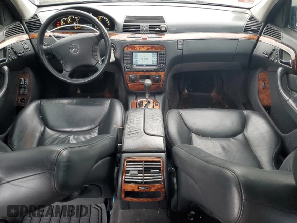2004 Mercedes-Benz S-Class 5.0L with VIN WDBNG84J64A431069, listed as a Copart auction lot 74552504 with 249,135 mi miles and Salvage Title. Bid and sale history available at carsss.com. Image 8.