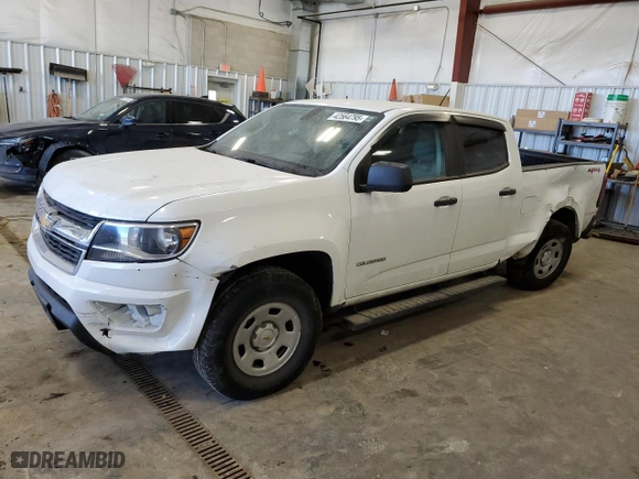 2020 Chevrolet Colorado 4WD Work Truck with VIN 1GCGTBEN2L1163785, listed as a Copart auction lot 42564795 with 152,722 mi miles and Salvage Title. Bid and sale history available at carsss.com. Image 1.