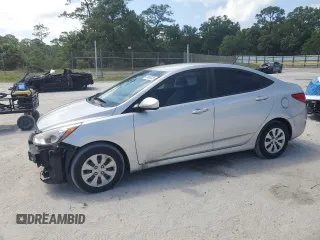 2017 Hyundai Accent SE with VIN KMHCT4AE9HU213552, listed as a Copart auction lot 51406325 with 121,987 mi miles and Salvage Title. Bid and sale history available at carsss.com. Image 1.