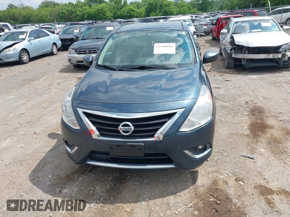 2016 Nissan Versa S Plus with VIN 3N1CN7AP3GL824240, listed as a IAAI auction lot 42160026 with 169,470 mi miles. Bid and sale history available at carsss.com. Image 6.