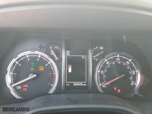 2021 Toyota 4Runner TRD Off Road with VIN JTEPU5JR6M5840897, listed as a Copart auction lot 80238474 with 66,646 mi miles and Salvage Title. Bid and sale history available at carsss.com. Image 9.
