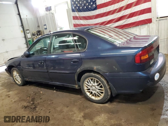 2004 Subaru Legacy Sedan (Natl) L with VIN 4S3BE625047202999, listed as a Copart auction lot 50122485 with 186,584 mi miles and Salvage Title. Bid and sale history available at carsss.com. Image 2.