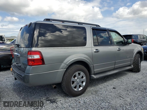 2008 Ford Expedition Max SSV with VIN 1FMFK15588LA64923, listed as a Copart auction lot 60997435 with 223,446 mi miles and Salvage title. Bid and sale history available at DreamBid. Image 4.