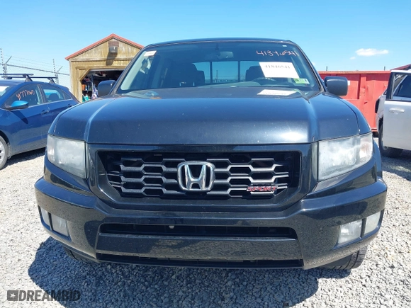 2013 Honda Ridgeline Sport with VIN 5FPYK1F72DB007036, listed as a IAAI auction lot 41846541 with 133,391 mi miles. Bid and sale history available at carsss.com. Image 12.