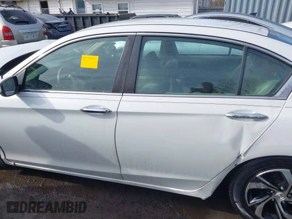2017 Honda Accord Sedan LX with VIN 1HGCR2F34HA114252, listed as a IAAI auction lot 41456643 with 163,267 mi miles. Bid and sale history available at carsss.com. Image 14.