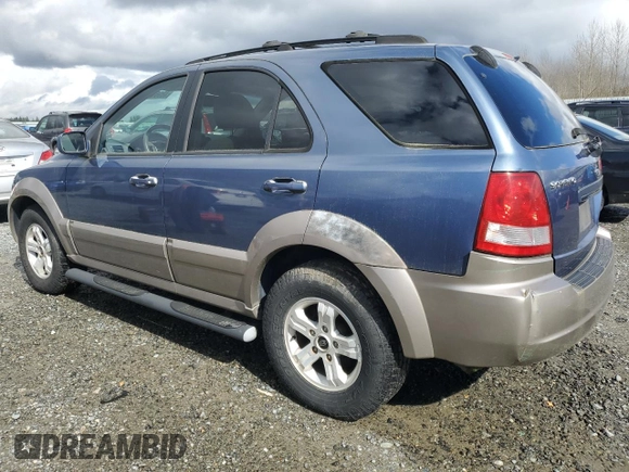 2005 Kia Sorento LX with VIN KNDJC733855450130, listed as a Copart auction lot 48967665 with 57,831 mi miles and Clean Title. Bid and sale history available at DreamBid. Image 2.