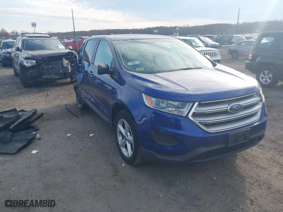 2015 Ford Edge SE with VIN 2FMTK3G82FBB39523, listed as a IAAI auction lot 41676457 with 248,375 mi miles. Bid and sale history available at carsss.com. Image 1.