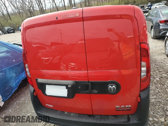 2018 Ram ProMaster City Cargo Van Tradesman with VIN ZFBERFAB4J6K60112, listed as a Copart auction lot 87797535 with 120,247 mi miles and Salvage Title. Bid and sale history available at carsss.com. Image 6.