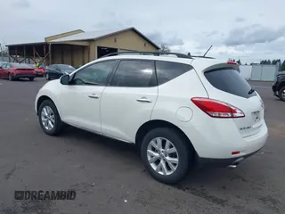 2014 Nissan Murano SL with VIN JN8AZ1MU5EW406054, listed as a IAAI auction lot 41894493 with 72,017 mi miles and . Bid and sale history available at carsss.com. Image 3.