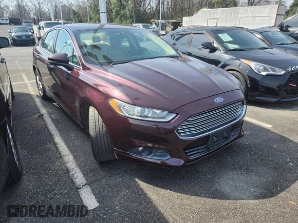 2013 Ford Fusion SE with VIN 3FA6P0HR7DR225469, listed as a IAAI auction lot 41821847 with 162,865 mi miles. Bid and sale history available at carsss.com. Image 1.