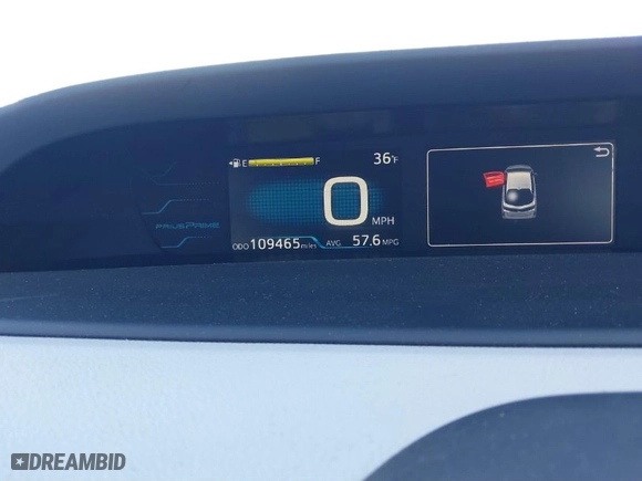 2017 Toyota Prius Prime Plus with VIN JTDKARFPXH3056424, listed as a IAAI auction lot 41568235 with NaN miles. Bid and sale history available at carsss.com. Image 16.