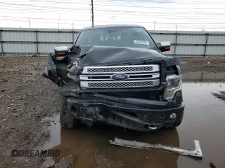 2013 Ford F-150 XL with VIN 1FTFW1ET7DFD31727, listed as a Copart auction lot 55254245 with 103,050 mi miles and Salvage title. Bid and sale history available at DreamBid. Image 5.