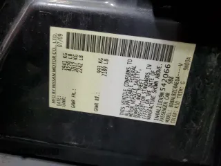 2009 Nissan Altima 2.5 with VIN 1N4AL21EX9N542066, listed as a Copart auction lot 46871235 with 184,790 mi miles and Salvage Title. Bid and sale history available at carsss.com. Image 12.