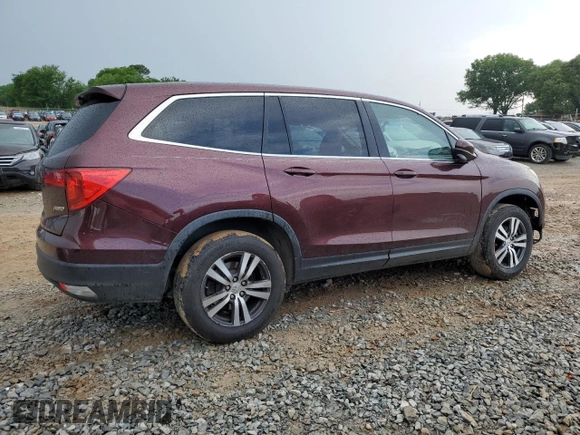 2017 Honda Pilot EX-L with VIN 5FNYF6H5XHB079081, listed as a Copart auction lot 54656305 with 197,010 mi miles and Salvage title. Bid and sale history available at DreamBid. Image 3.
