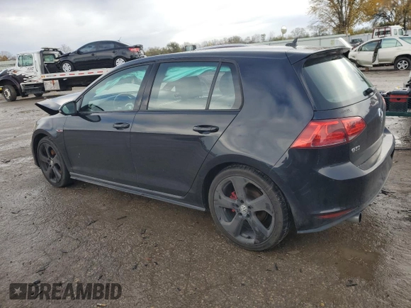 2015 Volkswagen GTI SE with VIN 3VW4T7AU1FM027908, listed as a Copart auction lot 81329894 with 61,315 mi miles and Salvage Title. Bid and sale history available at DreamBid. Image 2.