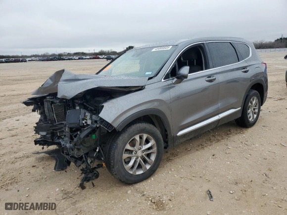 2019 Hyundai Santa Fe SEL with VIN 5NMS33AD0KH055473, listed as a Copart auction lot 45089505 with 111,875 mi miles and Salvage Title. Bid and sale history available at carsss.com. Image 1.