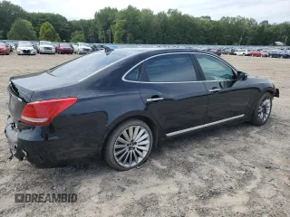 2014 Hyundai Equus Ultimate z VIN KMHGH4JH5EU075209, wystawiony jako Copart lot #69969664 z przebiegiem 196 422 mil mil oraz Szkody całkowita. Historia ofert i sprzedaży dostępna na DreamBid. Obrazek 3.