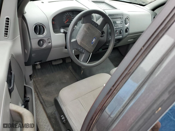 2005 Ford F-150 XL with VIN 1FTRF12W15NB85456, listed as a Copart auction lot 51114055 with 105,747 mi miles and Salvage Title. Bid and sale history available at carsss.com. Image 8.