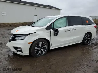 2018 Honda Odyssey Elite with VIN 5FNRL6H92JB028423, listed as a Copart auction lot 47091025 with NaN miles and Clean Title. Bid and sale history available at carsss.com. Image 1.