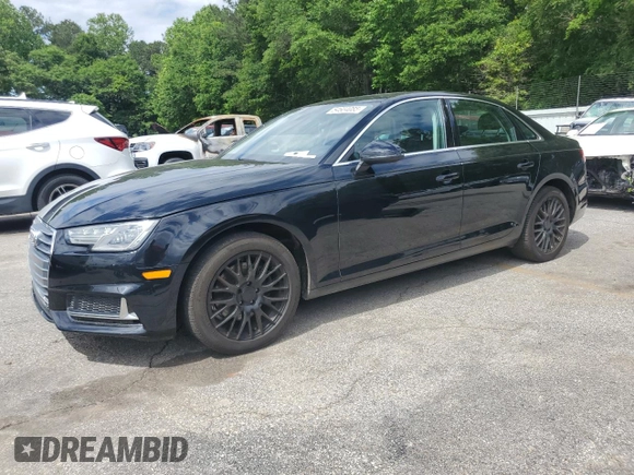 2019 Audi A4 Premium z VIN WAUGMAF43KA021826, wystawiony jako Copart lot #54604085 z przebiegiem 77 590 mil mil oraz Szkoda całkowita • Salvage title. Historia ofert i sprzedaży dostępna na DreamBid. Obrazek 1.