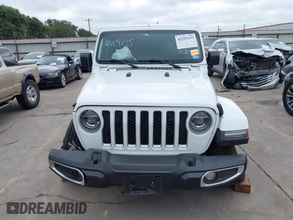2021 Jeep Gladiator High Altitude with VIN 1C6HJTFG8ML551570, listed as a IAAI auction lot 42229235 with 56,959 mi miles and . Bid and sale history available at DreamBid. Image 13.