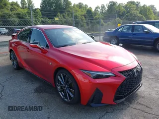 2021 Lexus IS 350 F Sport z VIN JTHGZ1B25M5039117, wystawiony jako IAAI lot #42673077 z przebiegiem 52 855 mil mil oraz . Historia ofert i sprzedaży dostępna na DreamBid. Obrazek 1.