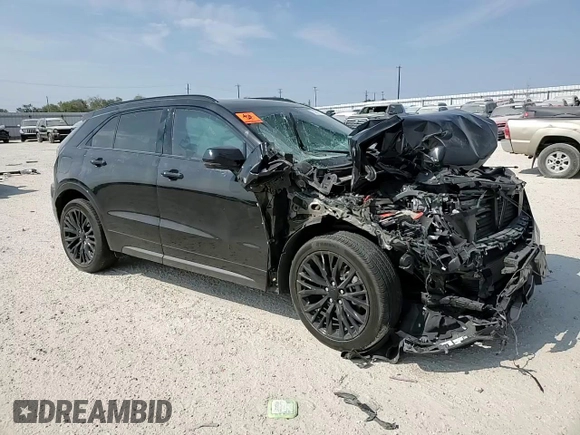 2024 Cadillac XT4 FWD Sport with VIN 1GYFZER42RF171372, listed as a Copart auction lot 76884714 with Not provided miles and Salvage title. Bid and sale history available at DreamBid. Image 11.