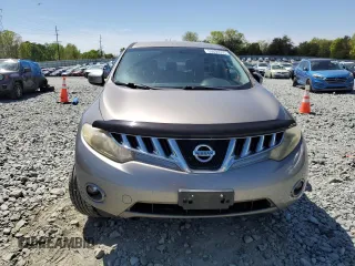 2009 Nissan Murano SL with VIN JN8AZ18W29W139280, listed as a Copart auction lot 53636955 with 142,405 mi miles and Salvage Title. Bid and sale history available at DreamBid. Image 5.