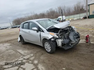 2015 Nissan Note SV with VIN 3N1CE2CP6FL447305, listed as a Copart auction lot 50258175 with 143,402 mi miles and Salvage Title. Bid and sale history available at DreamBid. Image 4.