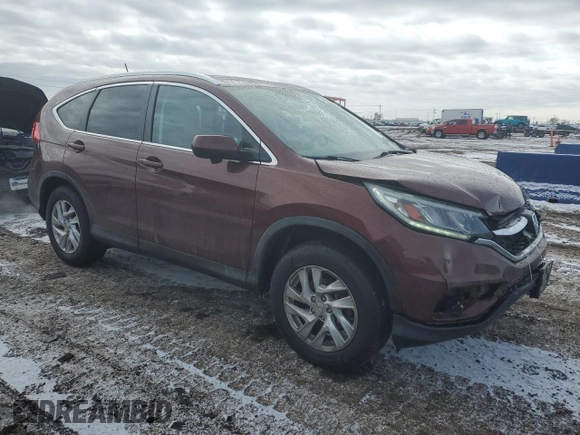 2015 Honda CR-V EX-L with VIN 5J6RM4H78FL121106, listed as a Copart auction lot 50374765 with 33,208 mi miles and Salvage Title. Bid and sale history available at carsss.com. Image 4.