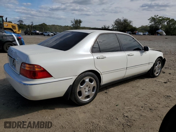 2000 Acura RL with VIN JH4KA9652YC011717, listed as a Copart auction lot 75488054 with 255,352 mi miles and Salvage Title. Bid and sale history available at carsss.com. Image 3.