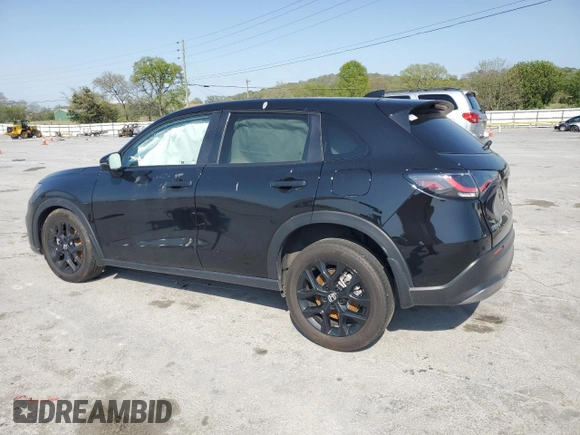 2024 Honda HR-V Sport with VIN 3CZRZ1H57RM729801, listed as a Copart auction lot 52975675 with 12,661 mi miles and Salvage Title. Bid and sale history available at carsss.com. Image 2.