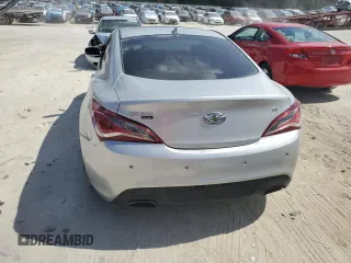 2013 Hyundai Genesis Coupe R-Spec with VIN KMHHU6KJ5DU091048, listed as a Copart auction lot 62120655 with 155,874 mi miles and Salvage title. Bid and sale history available at DreamBid. Image 6.