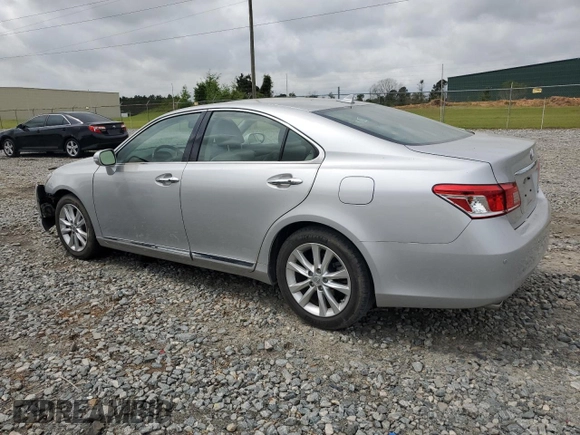 2011 Lexus ES with VIN JTHBK1EGXB2436780, listed as a Copart auction lot 51069105 with 93,924 mi miles and Salvage Title. Bid and sale history available at carsss.com. Image 2.