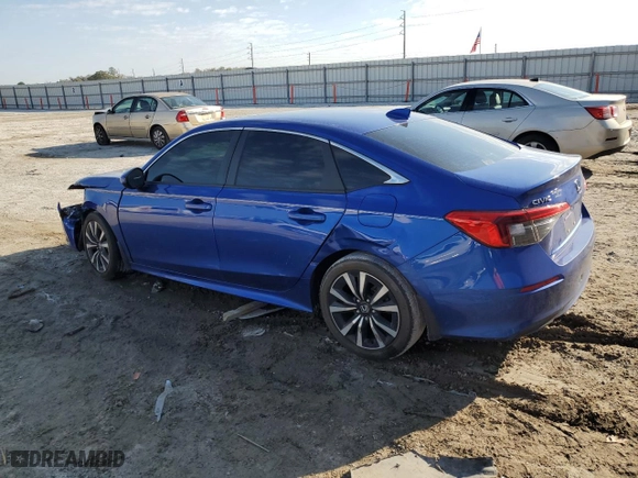 2022 Honda Civic Sedan EX with VIN 2HGFE1F78NH325845, listed as a Copart auction lot 47099405 with 46,918 mi miles and Salvage Title. Bid and sale history available at carsss.com. Image 2.