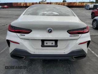 2021 BMW 8 Series M850i with VIN WBAGV8C04MCF56486, listed as a Copart auction lot 55991015 with 60,249 mi miles and Salvage title. Bid and sale history available at DreamBid. Image 6.