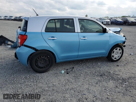 2014 Scion xD with VIN JTKKUPB41E1044556, listed as a Copart auction lot 57123795 with Not provided miles and Salvage title. Bid and sale history available at DreamBid. Image 3.