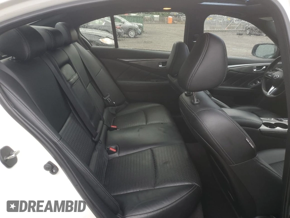 2020 Infiniti Q50 Luxe with VIN JN1EV7AR1LM254054, listed as a Copart auction lot 58151015 with 80,226 mi miles and Salvage title. Bid and sale history available at DreamBid. Image 10.