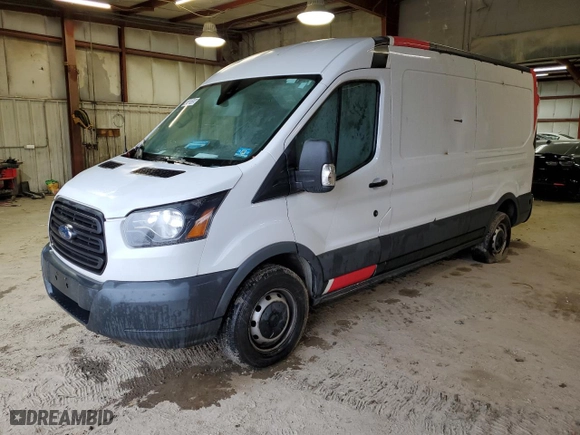 2017 Ford Transit Van with VIN 1FTYR2CM9HKB03159, listed as a Copart auction lot 45382925 with NaN miles and Clean Title. Bid and sale history available at carsss.com. Image 1.