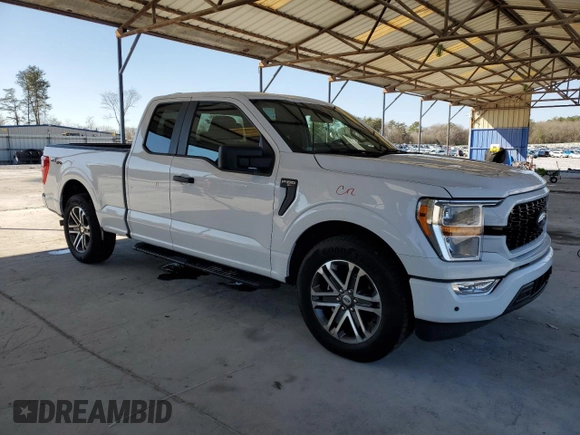 2021 Ford F-150 XL с VIN 1FTEX1CP6MKD89141, выставлен на аукционе Copart как лот 45639095 с пробегом 14 825 миль миль и Списание • Salvage title. История ставок и продаж доступна на DreamBid. Изображение 4.
