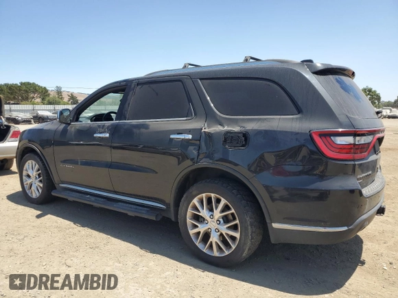 2014 Dodge Durango Citadel with VIN 1C4RDJEG5EC394396, listed as a Copart auction lot 61416305 with 185,730 mi miles and Salvage title. Bid and sale history available at DreamBid. Image 2.