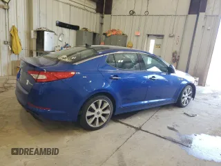 2013 Kia Optima SX with VIN 5XXGR4A62DG207203, listed as a Copart auction lot 64867465 with 111,817 mi miles and Clean title. Bid and sale history available at DreamBid. Image 3.