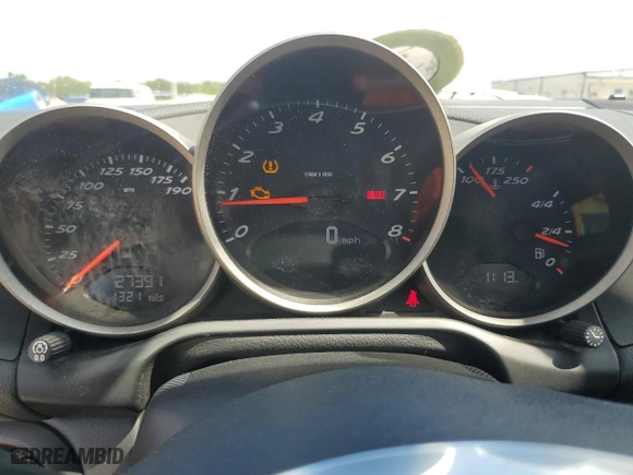 2012 Porsche Boxster S with VIN WP0CB2A81CS745193, listed as a Copart auction lot 73780314 with 27,391 mi miles and Salvage Title. Bid and sale history available at carsss.com. Image 9.