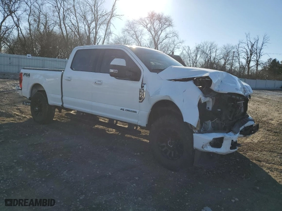 2022 Ford Super Duty F-350 SRW XL with VIN 1FT8W3BTXNEE72176, listed as a Copart auction lot 42822705 with NaN miles and Salvage Title. Bid and sale history available at carsss.com. Image 4.