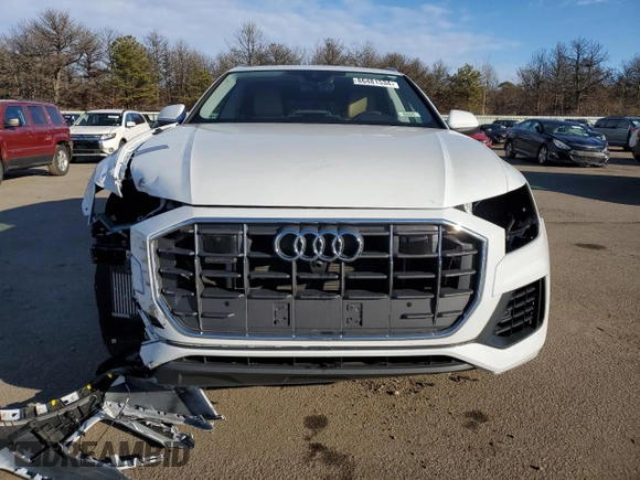 2023 Audi Q8 Premium with VIN WA1AVBF11PD024709, listed as a Copart auction lot 86481534 with 22,507 mi miles and Salvage title. Bid and sale history available at DreamBid. Image 5.