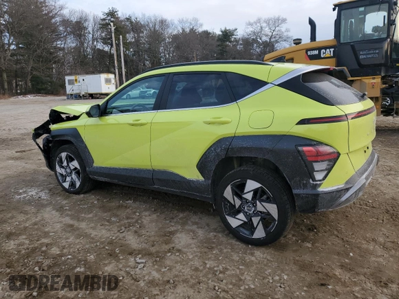 2024 Hyundai Kona Limited with VIN KM8HECA32RU057753, listed as a Copart auction lot 89118065 with 5,299 mi miles and Salvage Title. Bid and sale history available at carsss.com. Image 2.