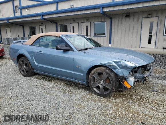 2006 Ford Mustang GT Deluxe with VIN 1ZVHT85H065258602, listed as a Copart auction lot 49955095 with 80,065 mi miles and Salvage Title. Bid and sale history available at carsss.com. Image 4.