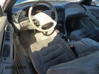 1998 Ford Mustang with VIN 1FAFP4443WF161707, listed as a Copart auction lot 45647115 with 105,205 mi miles and Salvage Title. Bid and sale history available at carsss.com. Image 8.