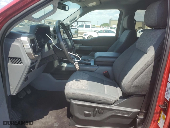 2021 Ford F-150 XL with VIN 1FTFW1E81MKE62834, listed as a Copart auction lot 61336584 with 45,455 mi miles and Salvage Title. Bid and sale history available at carsss.com. Image 7.