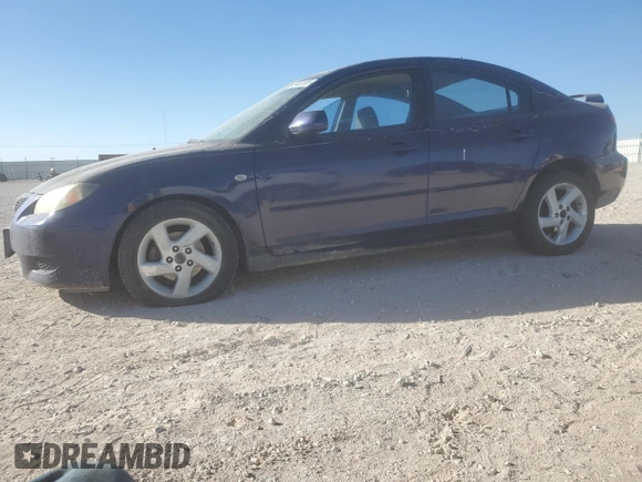 2005 Mazda 3 i with VIN JM1BK12F851220563, listed as a Copart auction lot 49443555 with 170,073 mi miles and Salvage Title. Bid and sale history available at DreamBid. Image 1.